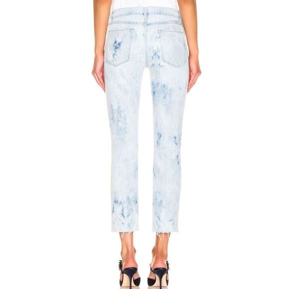 NEW FRAME REVOLVE DISTRESSED STRAIGHT LEG JEANS - Picture 6 of 8